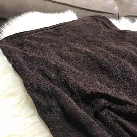 DIGBY’S BOUTIQUE Italian fabric of Polymide and Silk Brown Skirt / Women’s - Picture 11 of 12